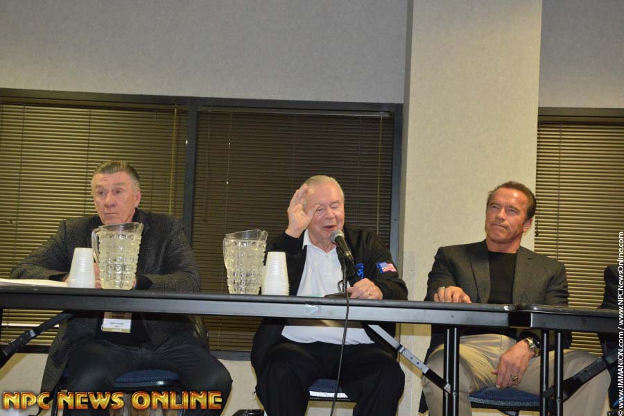 Jim Manion, Jim Lorimer, Arnold Schwarzenegger