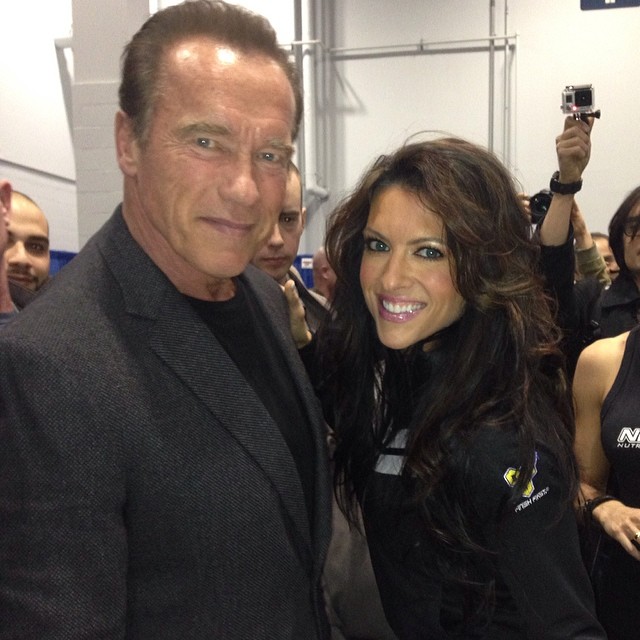 Arnold Schwarzenegger a Amanda Latona