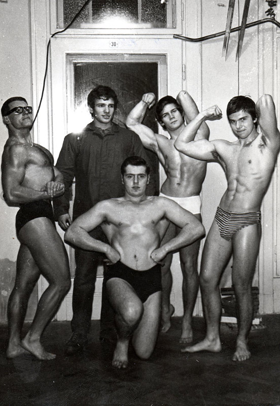 TJ Slavoj Praha - Jaroslav Messner  vlevo (1966)