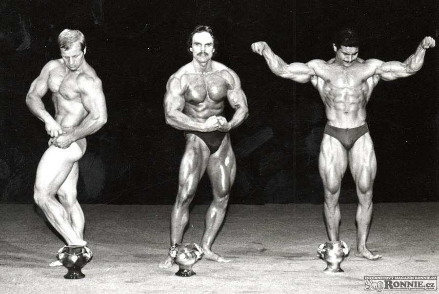 GP Sandow 1983 - uprost�ed Dantlinger, vpravo Anton �aray