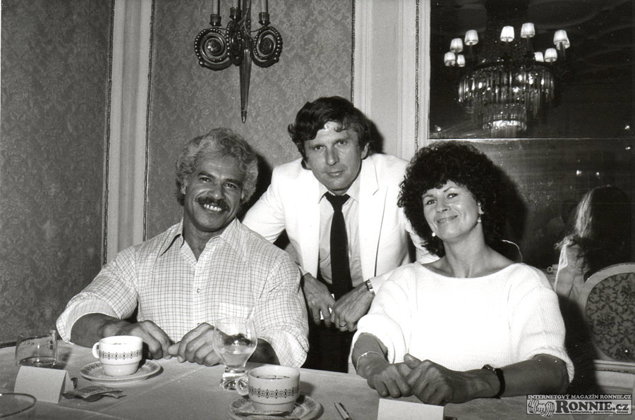 GP Sandow 1983 - Ed Corney, Lud�k Nosek, man�elka Rona Daviese