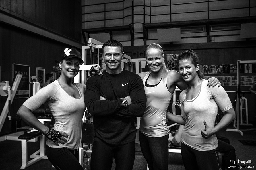 Sandra Jacyna, Monika M�llerov� a Eva Havelkov�<br> - tr�nink pod veden�m Vja�eslava Vinogradova