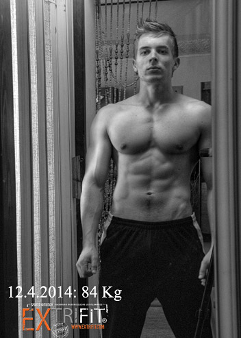 Dominik ��ek v p��prav� na jarn� sout�e 2014