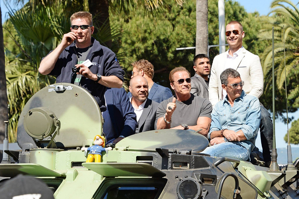 Arnold Schwarzenegger, Antonio Banderas