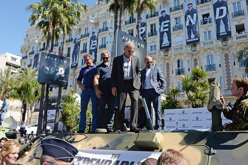 Sylvester Stallone, Mel Gibson, Dolph Lundgren, Jason Statham