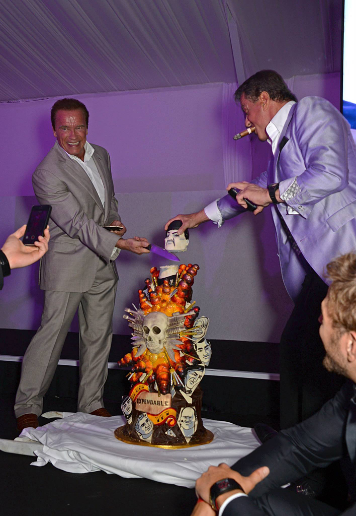 Arnold Schwarzenegger, Sylvester Stallone