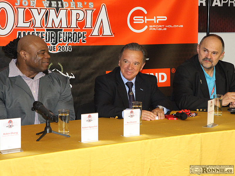 Tiskov� konference k Olympia Amateur Europe 2014