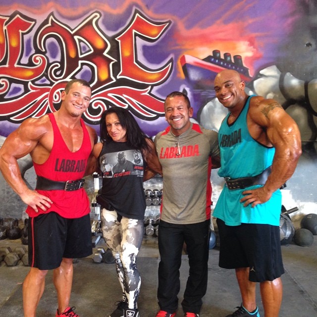 Hunter Labrada, Tonia Moore, Lee Labrada, Sergio Oliva Jr.