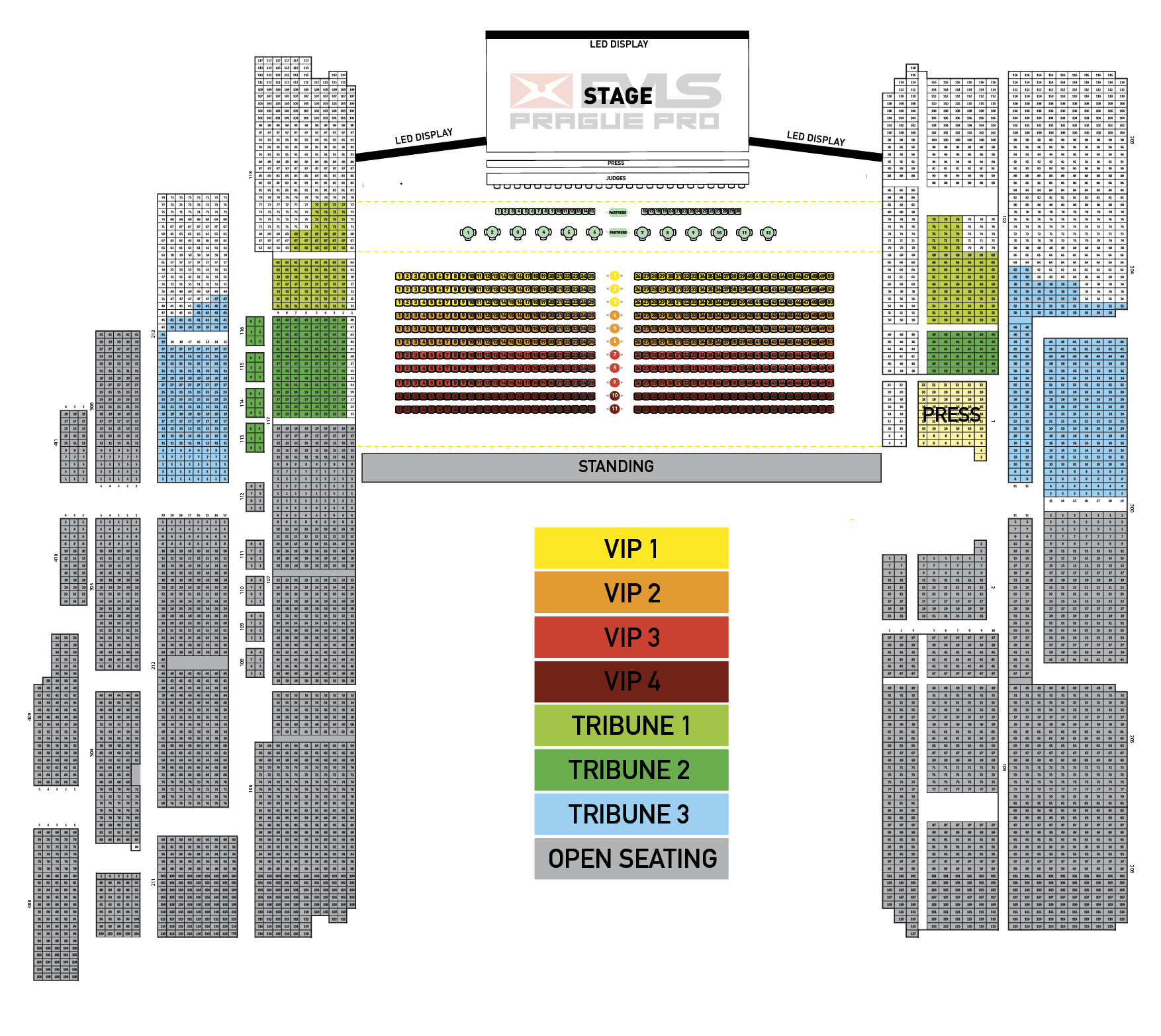 Uspo��d�n� Tipsport Areny pro EVL�s Prague Pro 2014