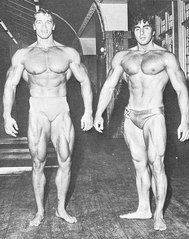 Arnold Schwarzenegger a Dennis Tinerino