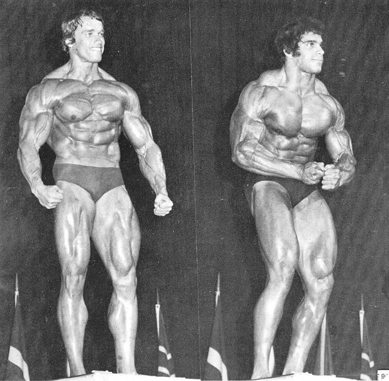 Arnold Schwarzenegger a Lou Ferrigno