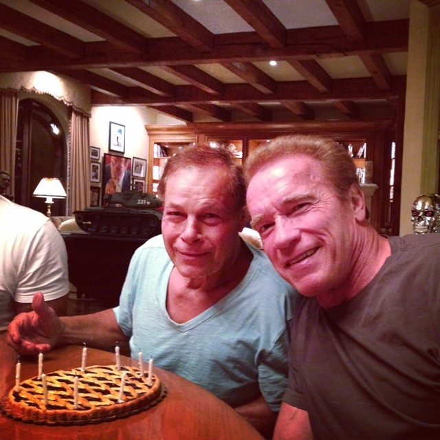 Franco Columbu a Arnold Schwarzenegger