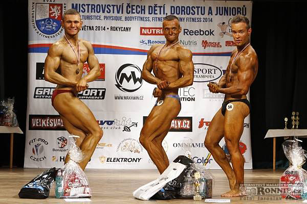 Mistrovstv� �ech - 2. m�sto v kulturistice junior� do 77 kg