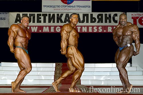 Jay Cutler, Alexander Fedorov, Ronnie Coleman