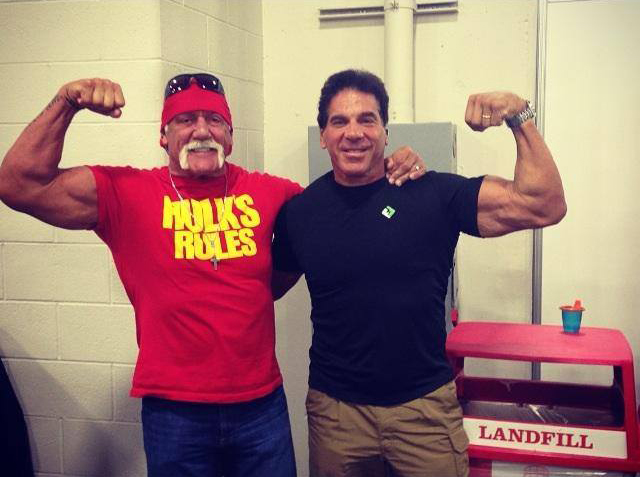 Lou Ferrigno a Hulk Hogan