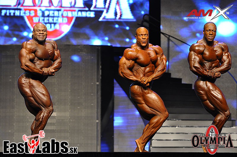 Kai Greene, Phil Heath, Shawn Rhoden