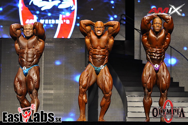 Kai Greene, Phil Heath, Shawn Rhoden