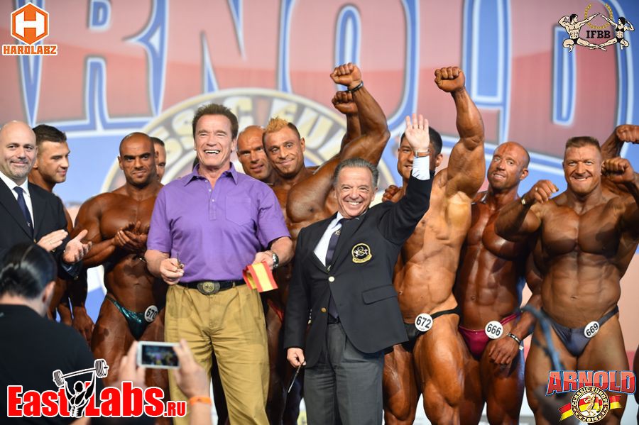 Arnold Schwarzenegger a Rafael Santonja