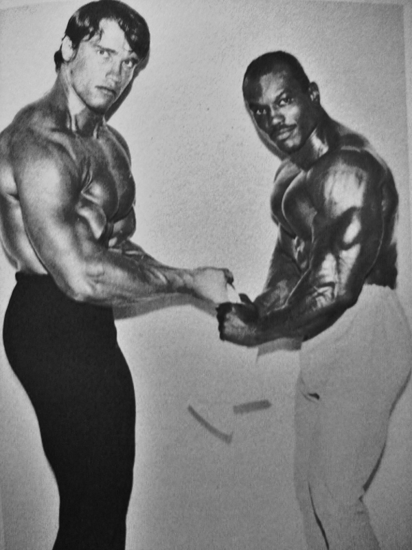 Arnold Schwarzenegger a Sergio Oliva