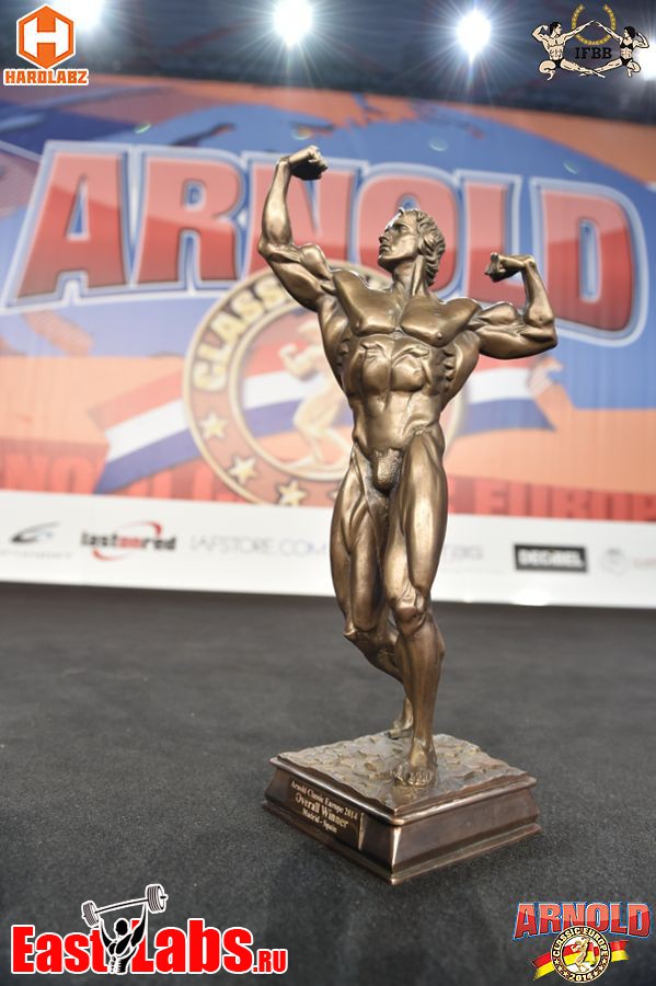 Trofeje na Arnold Classic Europe 2014