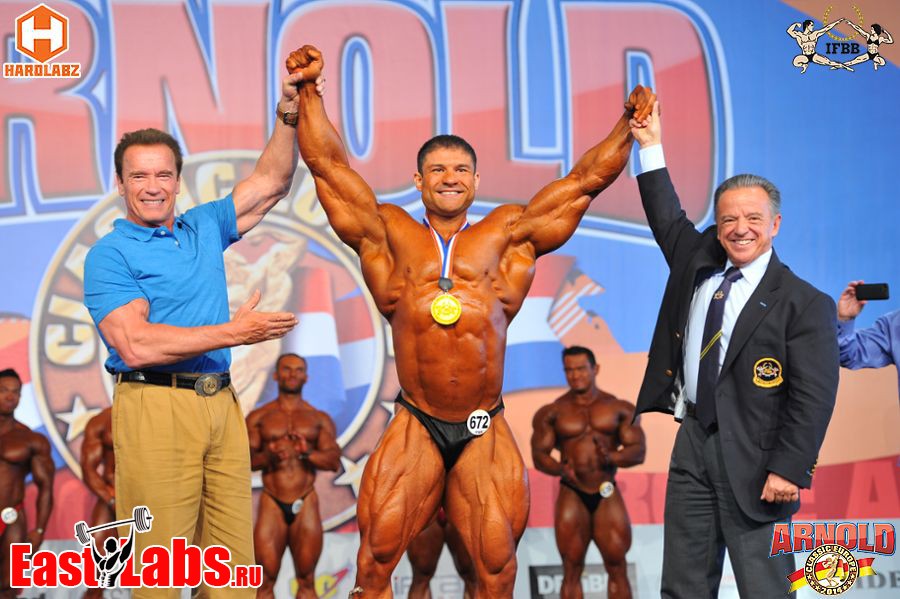 Arnold Schwarzenegger, Vitaly Fateev, Rafael Santonja