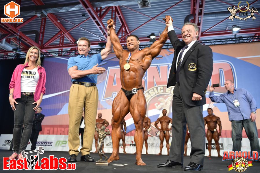 Arnold Schwarzenegger, Vitaly Fateev, Rafael Santonja