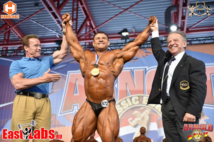Arnold Schwarzenegger, Vitaly Fateev, Rafael Santonja