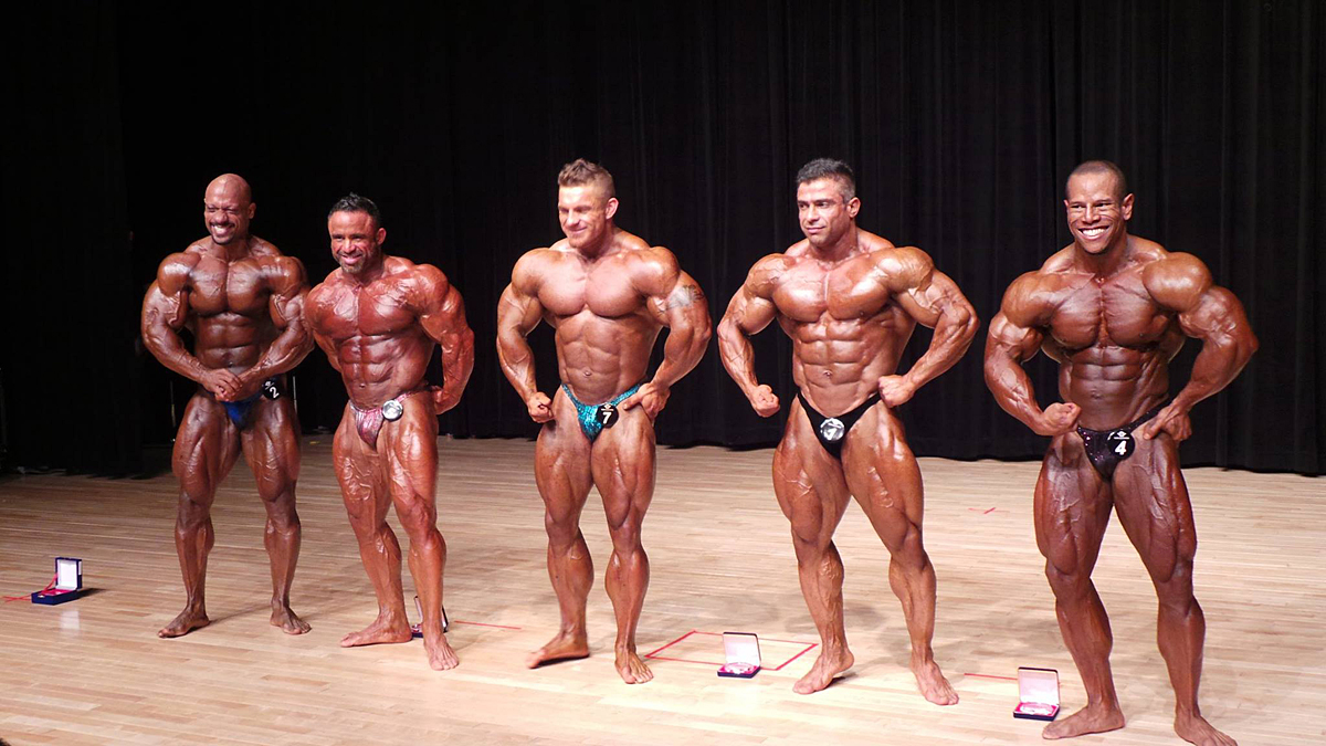 Sami al Haddad, Jose Raymond, James "Flex" Lewis, Baitollah Abbaspour, David Henry