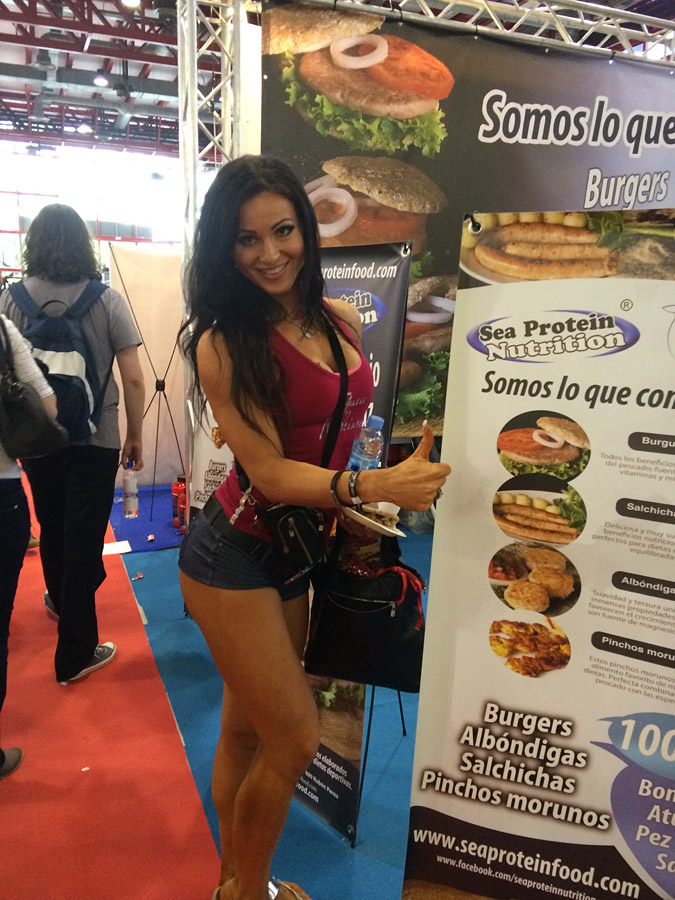 Jana Sl�vov� na Arnold Classic Europe 2014