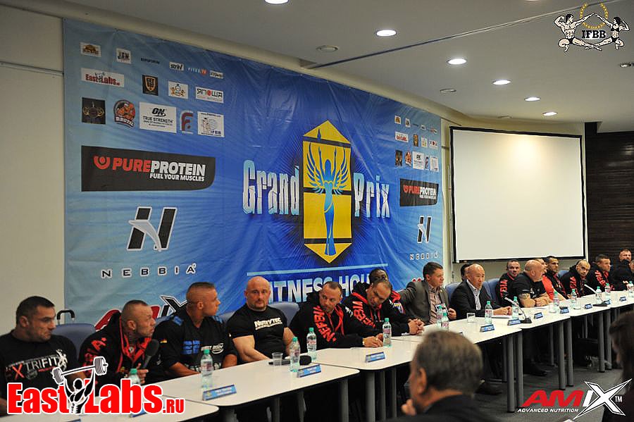 Tiskov� konference ��astn�k� Grand Prix Fitness House Pro 2014
