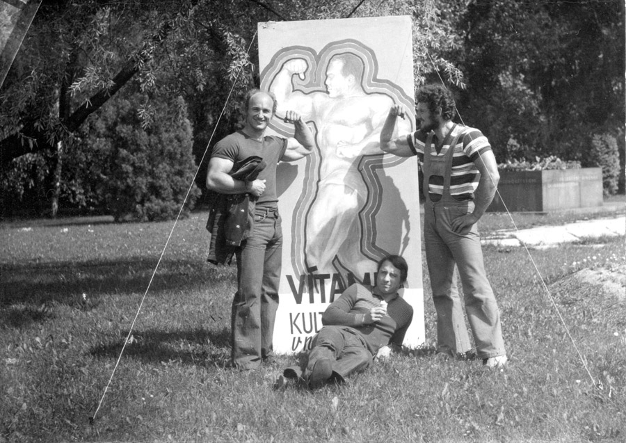 1974 - Kom�rno p�ed mistrovstv�m �SSR: Jan Mat�j��ka a Anton�n Pluha�