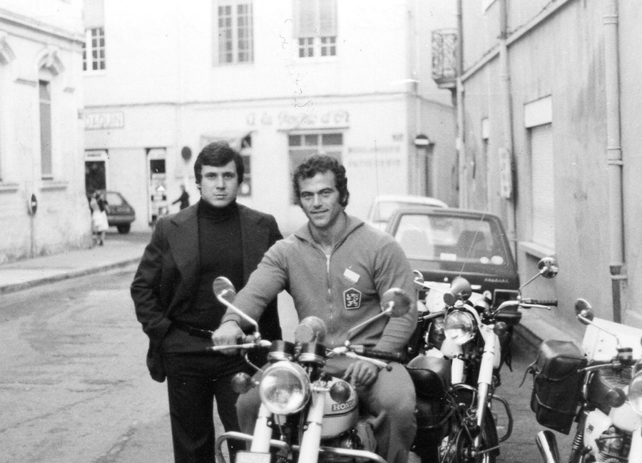 1977 - Nimes (Francie), p�ed ME: Josef Miklovi� a Alois Pek