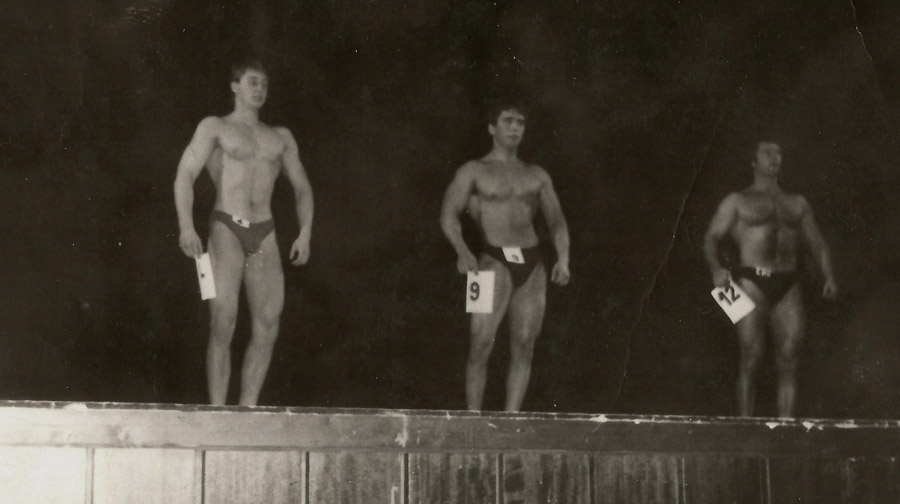 Pra�sk� p�ebor 1984 - prvn� zleva Pavel Vysko�il