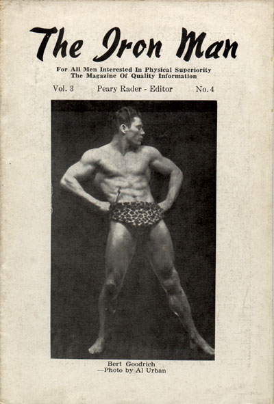 Bert Goodrich na ob�lce Iron Man Magazine