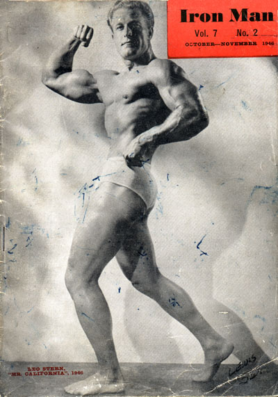 Leo Stern na ob�lce Iron Man Magazine