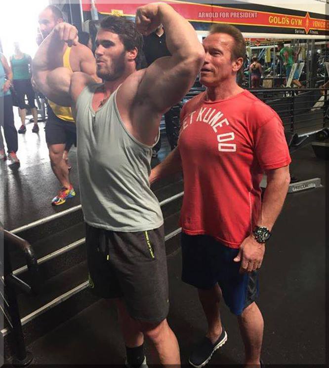 Calum von Moger, Arnold Schwarzenegger