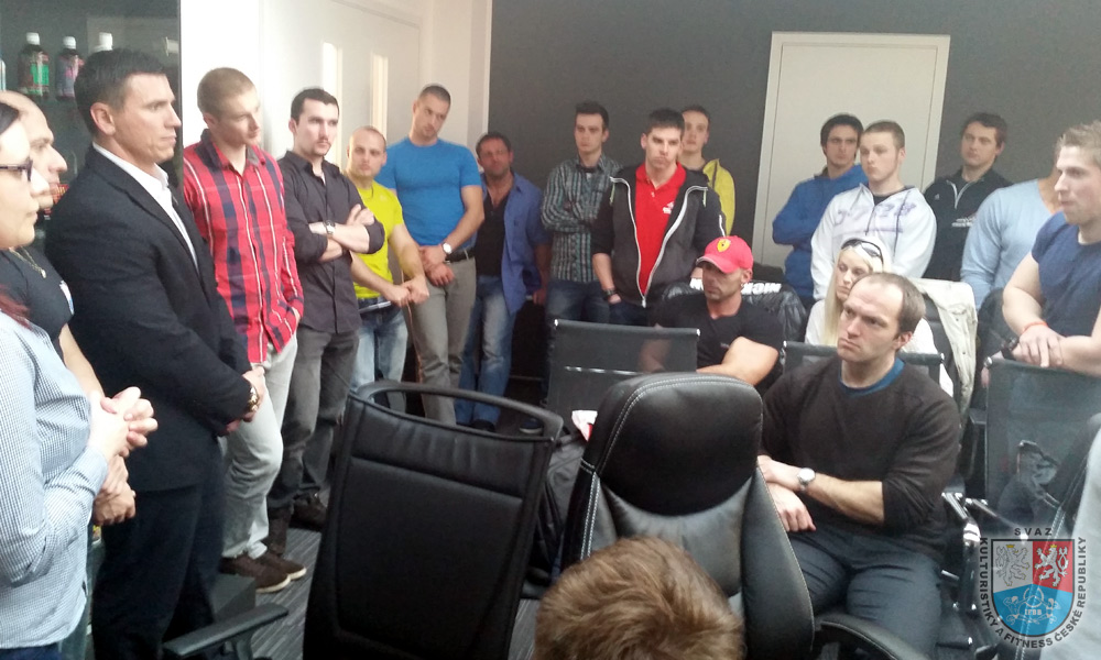 Lubo� a Sl�vek se z�vodn�ky kulturistiky a klasick� kulturistiky