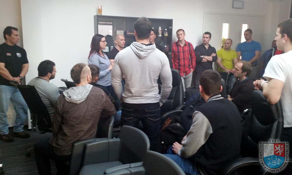 Lubo� a Sl�vek se z�vodn�ky kulturistiky a klasick� kulturistiky