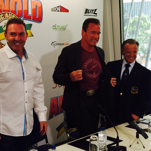 Tony Doherty, Arnold Schwarzenegger, Rafael Santonja