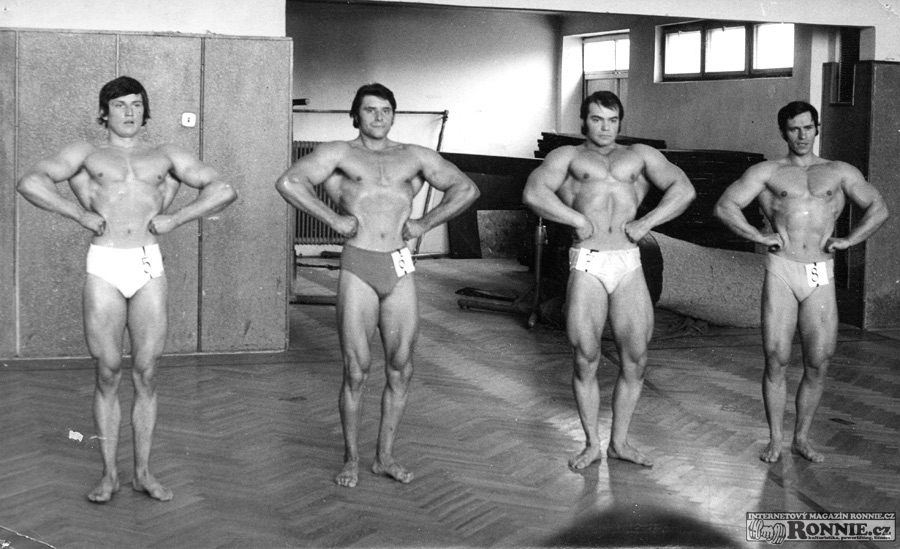 1972 - P�emysl Perbeck�, Petr Zradi�ka, Petr Stach a Pavel Vil�m