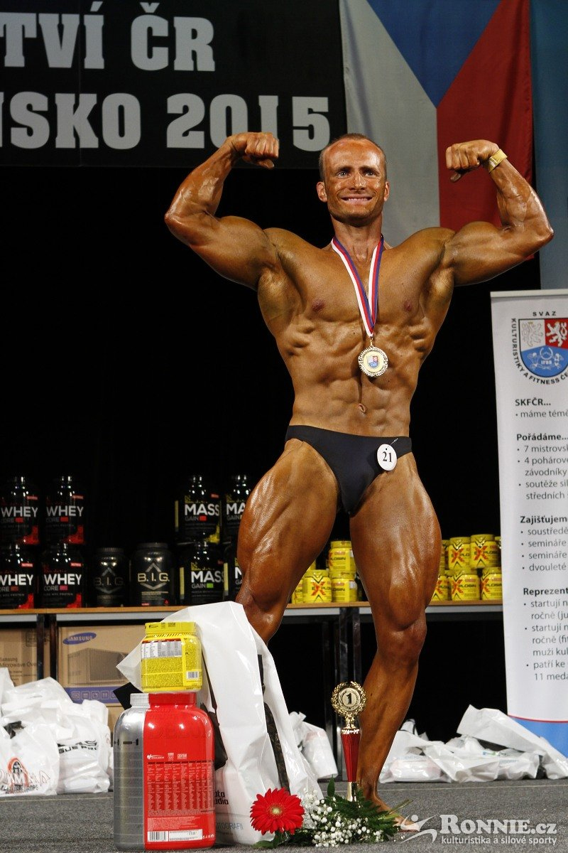 Petr Sva�ina na M�R v kulturistice mu�� a masters 2015