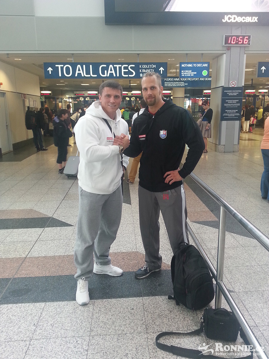 Vja�eslav Vinogradov a Boris Orava - odlet na European Games 2015