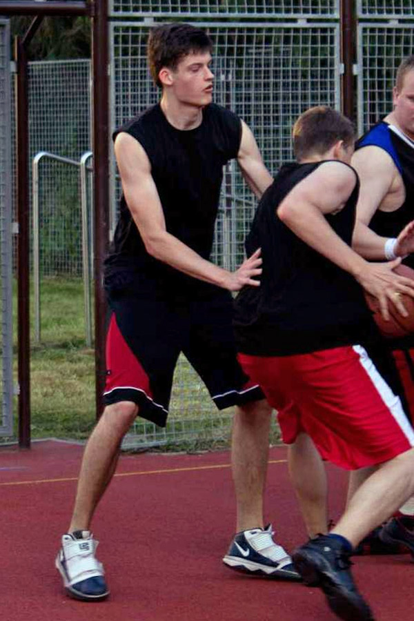 Jan Ji�� V�cha - p�i basketbalu (�ervenec 2013)