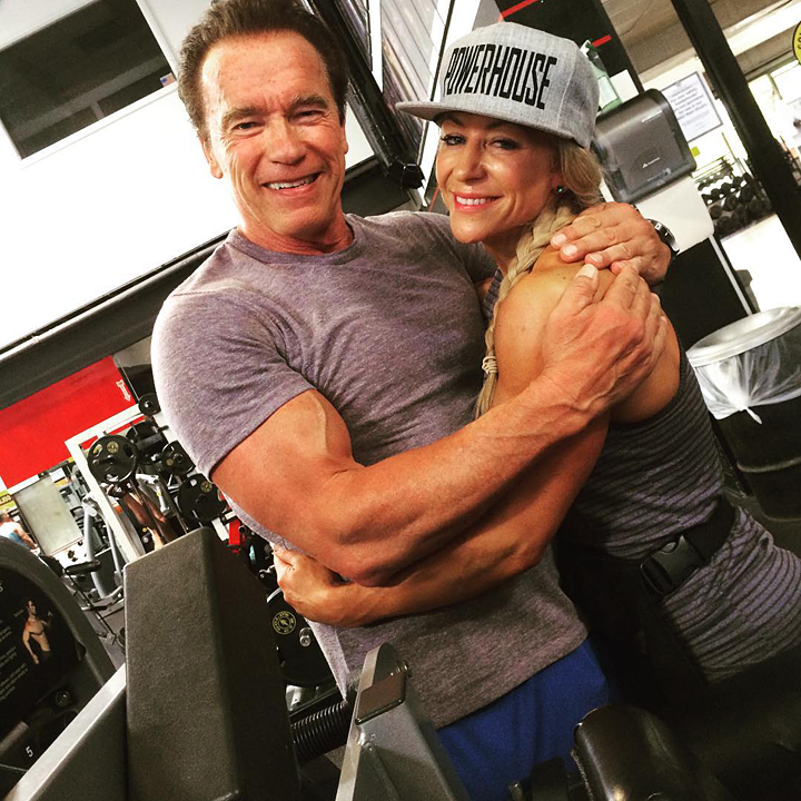 Arnold Schwarzenegger a Amanda Doherty
