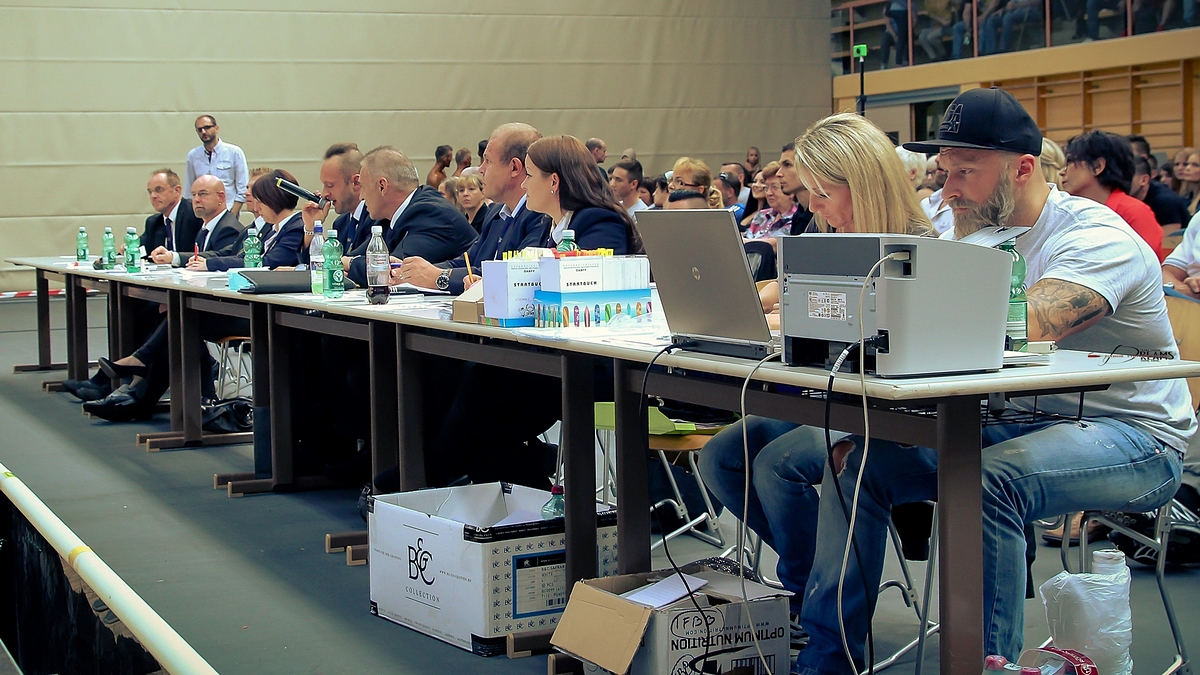 Panel rozhod��ch na International Austria Cup 2015