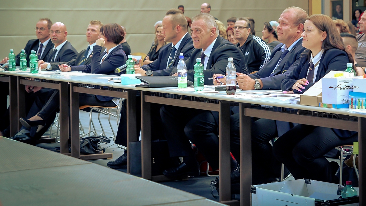 Panel rozhod��ch na International Austria Cup 2015
