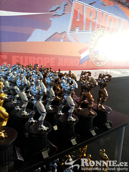 Trofeje na Arnold Classic Europe 2015