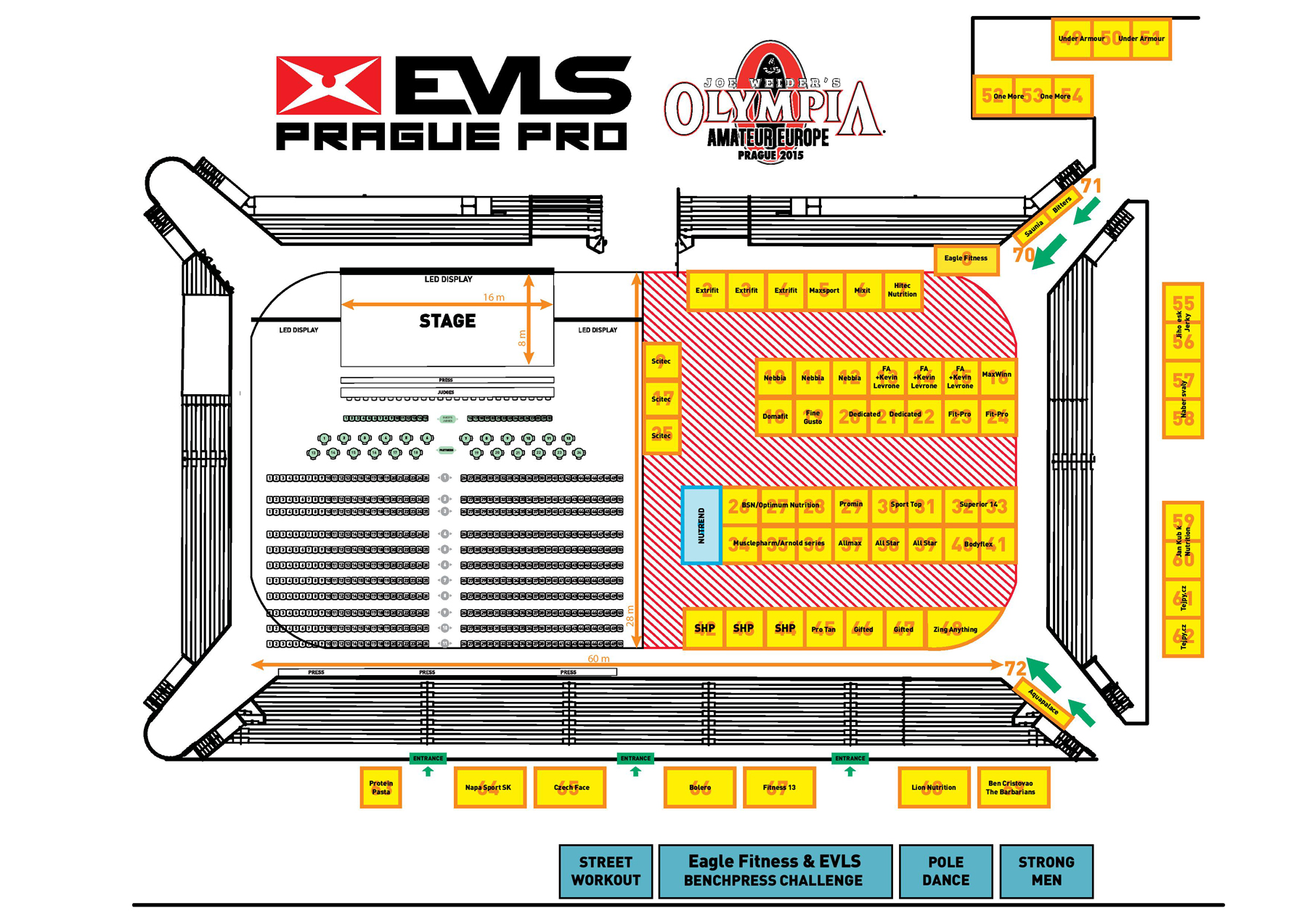 Uspo��d�n� Tipsport Areny pro EVLS Prague Pro a Arnold Classic Europe 2015