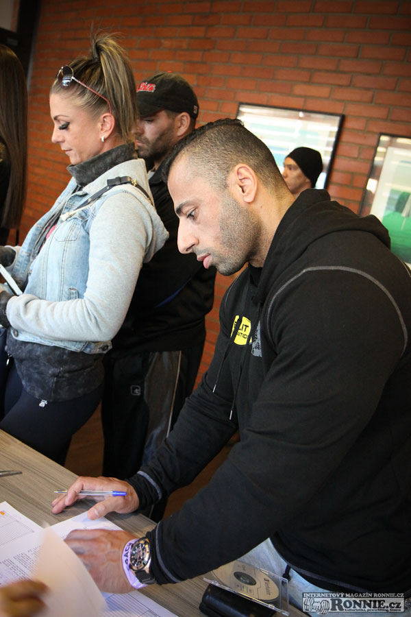 EVL�s Prague Pro 2015 - registrace z�vodn�k� - Ahmad Ahmad