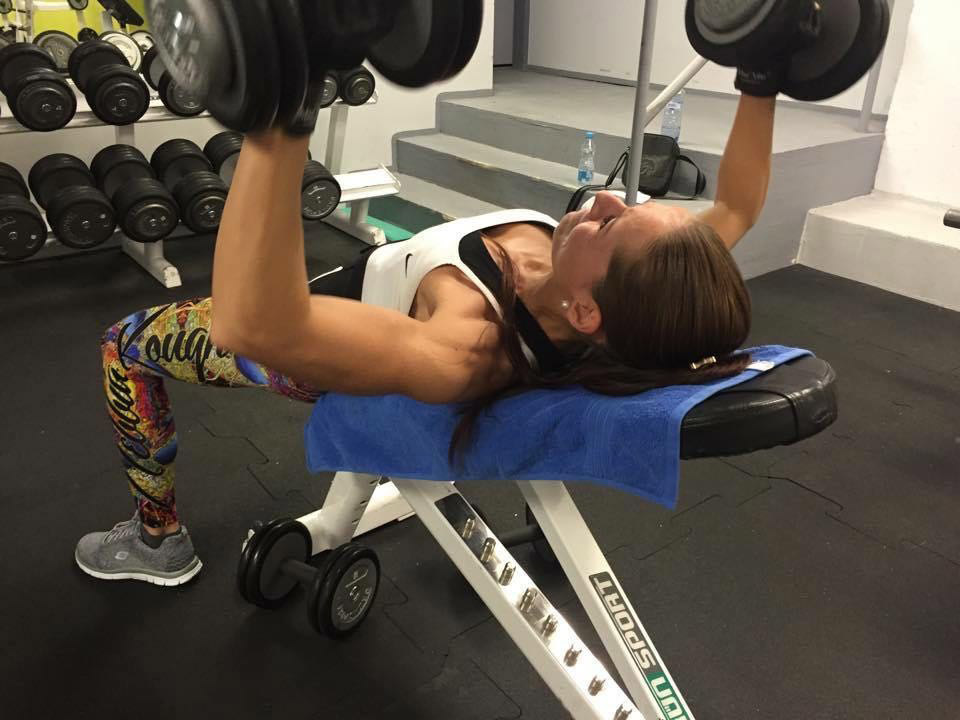 Barbora Votavov� p�ed MS ve fitness 2015